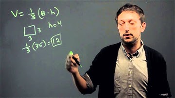 How to Determine the Volume of a Rectangular Pyramid if the Side Lengths Tri... : Math for Everyone