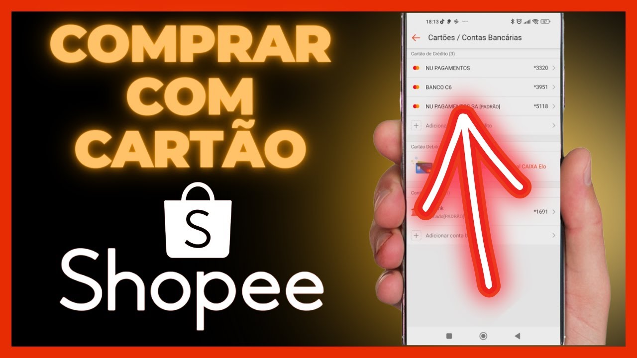FAZER COMPRAS COM CARTÃO NA SHOPEE | DETALHADO 2024! - YouTube