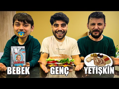 BEBEK, GENÇ veya YETİŞKİN YEMEK YARIŞMASI!? 👶👦👴