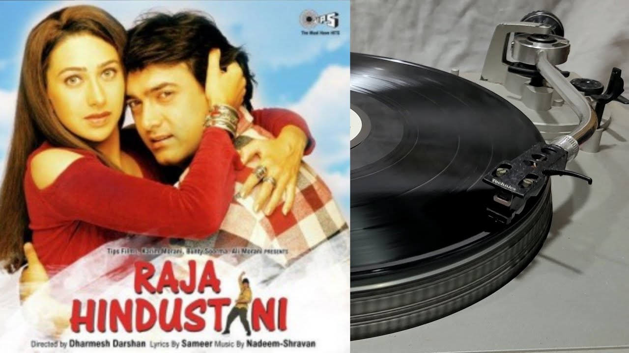 Pardesi Pardesi  Aamir Khan Kumar Sanu Alka Yagnik  Raja Hindustani  90s Hit Playing On Vinyl