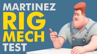 Blender Body Mechanism Rigging Test - Character Martinez