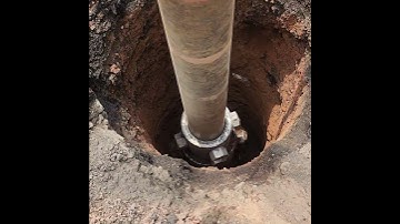 broken pile extraction operations. MTA Staten Island, NY