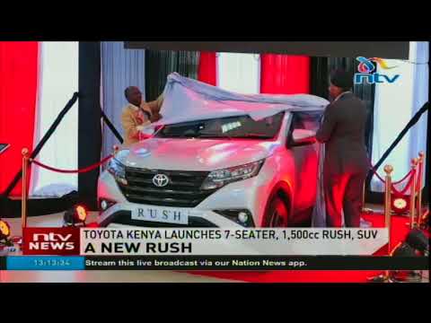 Toyota Kenya Launches New Suv Model Of The Rush Youtube