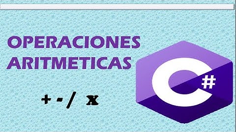 operaciones aritméticas en C# con vs code - poo