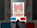 3dメガネアート🎨何が見える？？#theamazingdigitalcircus #hazbinhotel #pomni #alastor #3dart