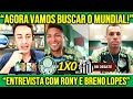 "AGORA VAMOS BUSCAR O MUNDIAL DE CLUBES PARA O PALMEIRAS !" ENTREVISTA COM RONY E BRENO LOPES