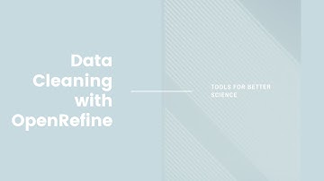 Data Cleaning with OpenRefine