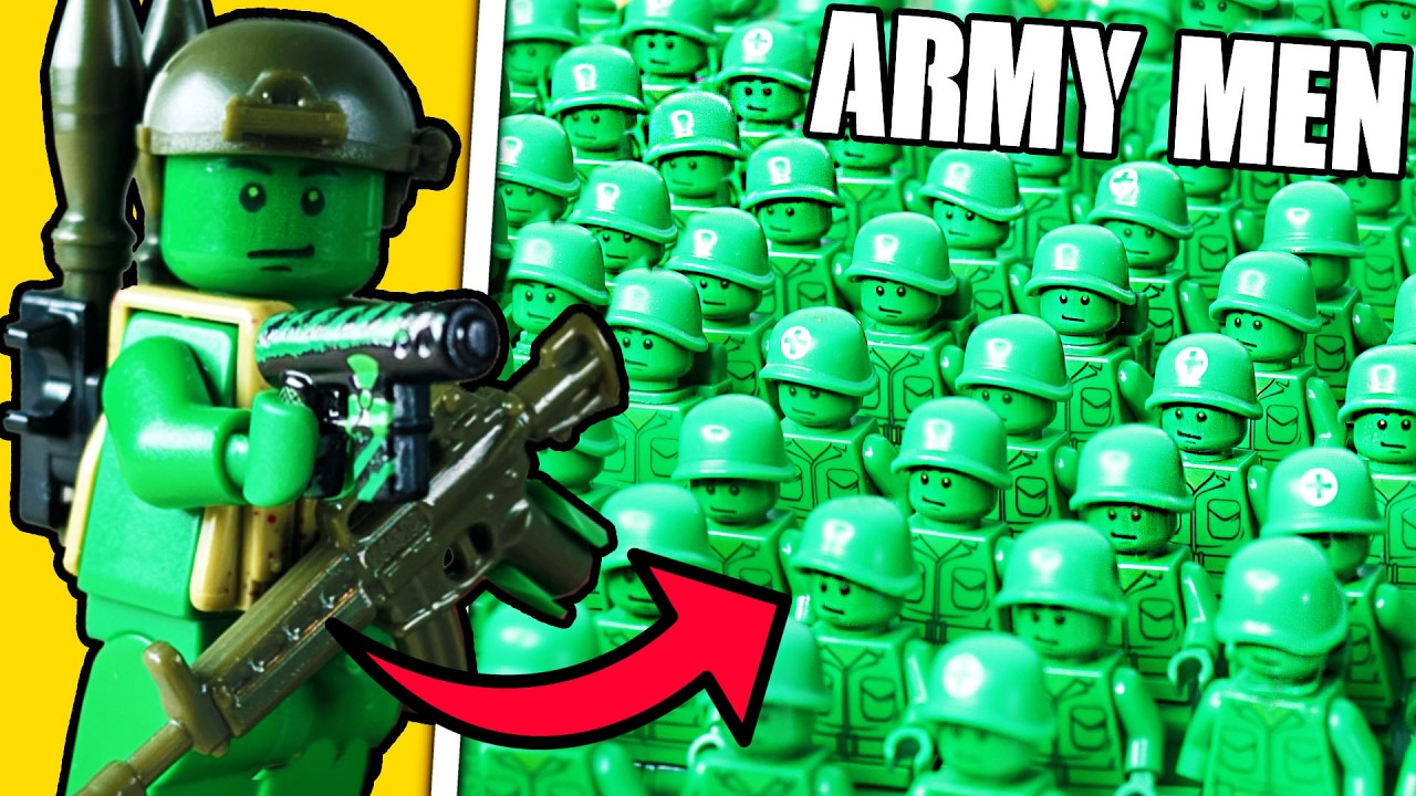 I built a LEGO ARMY MEN Army!