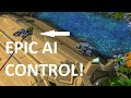 Epic control  starcraft 2 ai  caninana vs veterran