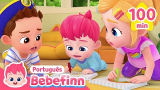 Bebefinn aprenda a dizer 'Desculpa' aos Irmãos! | +Completo | Bebefinn em Português-Canções Infantis