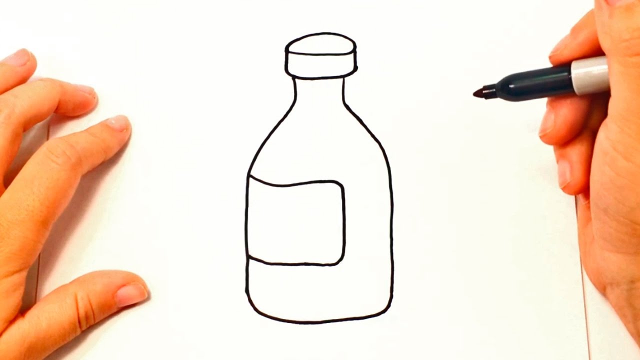 How to draw a Bottle | Bottle Drawing Lesson Step by Step - YouTube