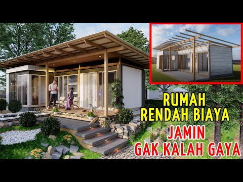 Sayang jika terlewat! RUMAH RENDAH BIAYA ala Rumah Desa yg Gak Kalah Gaya