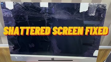 This iMac Was Completely SHATTERED, Watch the Full 5K Screen Restoration #imac #5k #phonerepair 