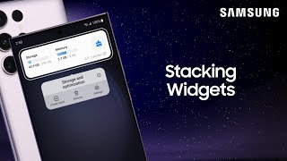 Create widget groups by Stacking them on your Galaxy phone | Samsung US