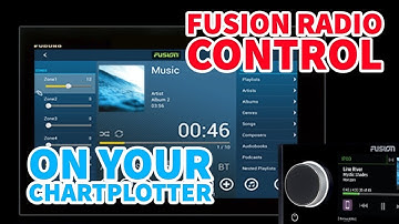 Fusion Radio with NMEA2000 Connection to your CHARTPLOTTER @FusionAGarminBrand
