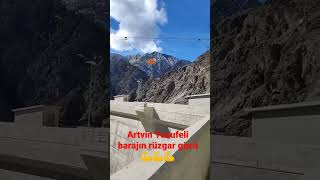 Artvin Yusufeli Barajı Kapaklar Açılınca Rüzgarın Gücü Ortaya Çıkıyor Cok Ettklileyici Değil Mi 💪💪