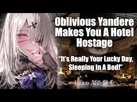 ASMR Oblivious Yandere Takes You Hostage (F4A)♡ British Accent | Rain Sounds | Lilico ASMR ♡