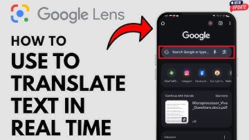 Hoe u Google Lens kunt gebruiken om tekst in realtime te vertalen