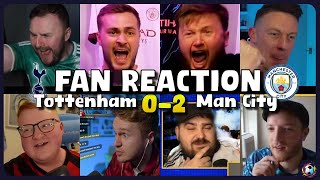 Fans Reaction To TOTTENHAM 0-2 MAN CITY | PREMIER LEAGUE
