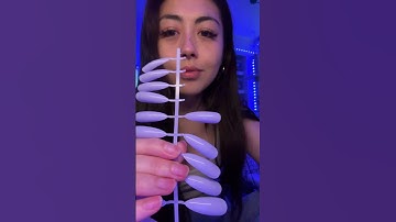 ASMR doing my nails