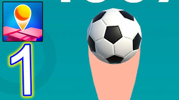 Crusher Stack: Jump up 3D Ball - Gameplay Walkthrough Part 1 (iOS, Android)