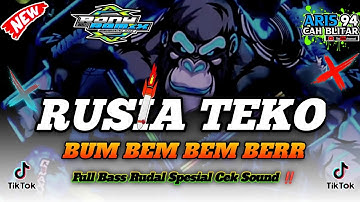 DJ RUSIA TEKO BUM BEM BEM BERR - COCOK BUAT PRANK TETANGGA YG RESEK ‼️ DJ RUDAL BASS PRANK ‼️