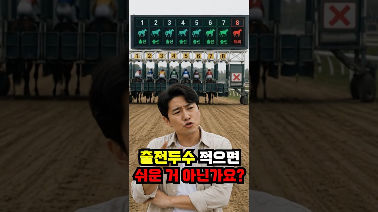 쉬운 길만 걷고 싶다. #경마 #복승식