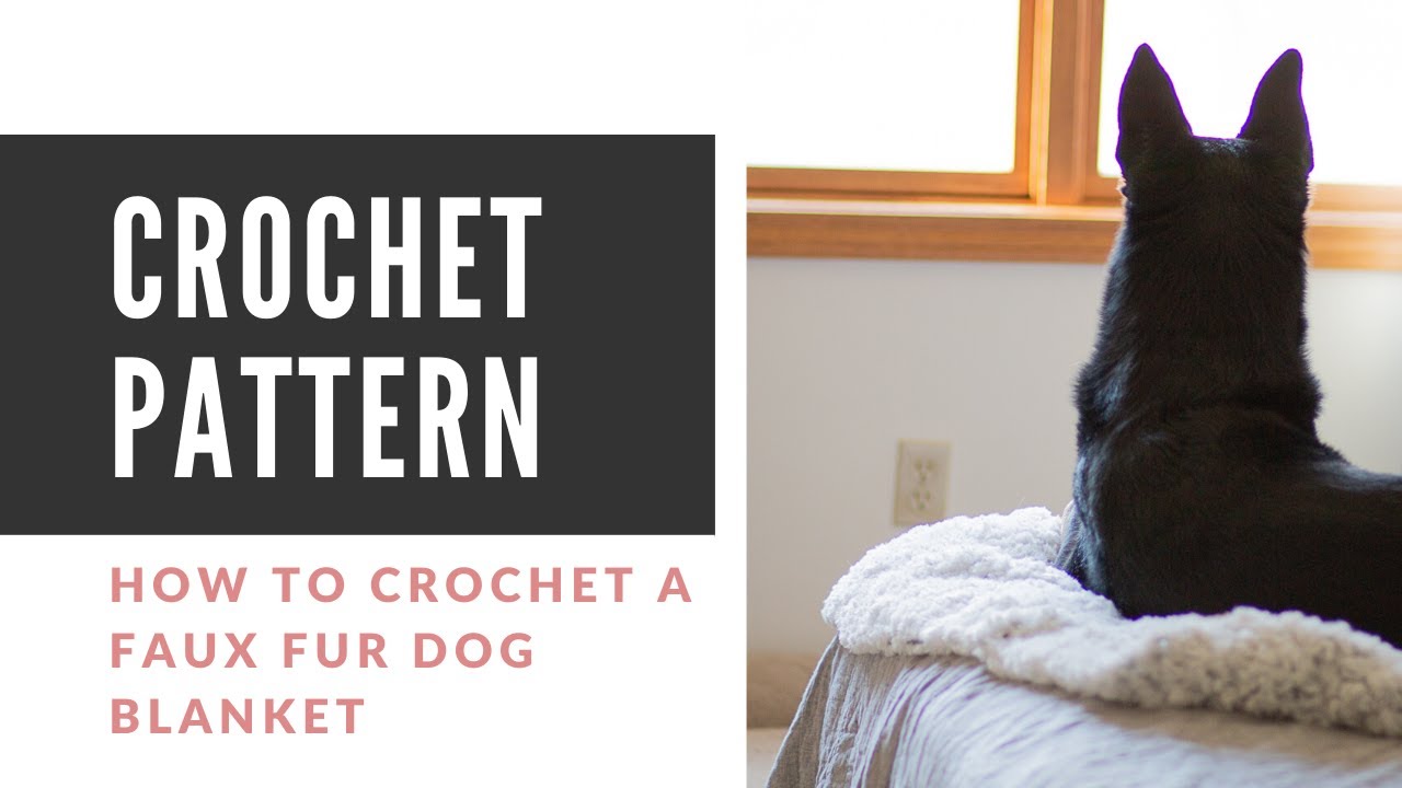 How to Crochet With Faux Fur Yarn and Make a Blanket Easily! 