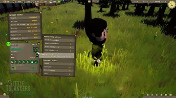 👉 Settler Menu and Stats Gameplay Clip 🤍 (Little Islanders - Pre-Alpha V3) #UE4 #UnrealEngine4