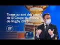 Coupe du Monde de Rugby 2023 : le Président Emmanuel Macron participe au tirage au sort des poules.