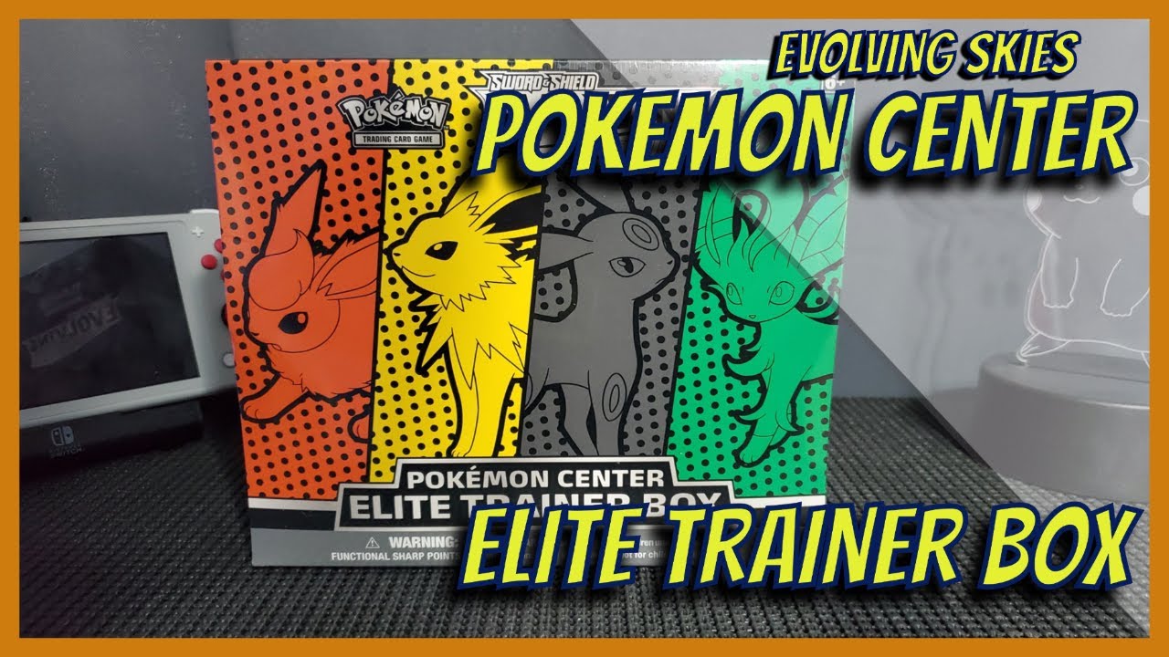 Evolving Skies Elite Trainer Box - Pokemon Card Center