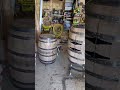 Custom ￼bourbon whisky barrel wood shop project