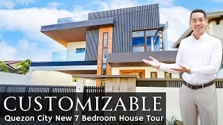 House Tour QC87 • 'What a WELL-PLANNED Layout!' • 7BR Quezon City NEW Modern House and Lot for Sale