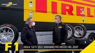 Isola: "Le F1 2021 saranno più veloci del 2020"