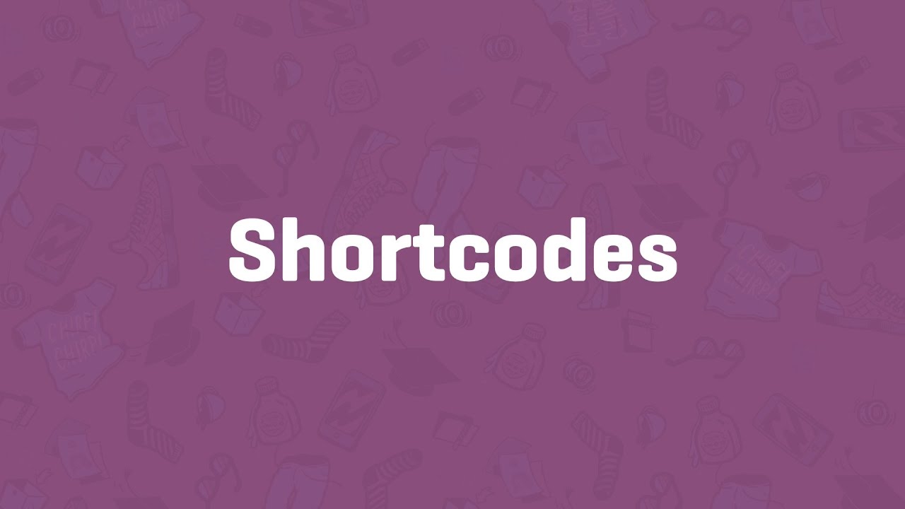 Shortcodes - WooCommerce Guided Tour