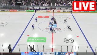 ICE HOCKEY LIVE🔴 USA vs Slovakia | 2024 IIHF World Championship - 13th May 2024 Full Match - NHL 24