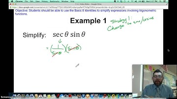 Basic Trig Identities - Part 1