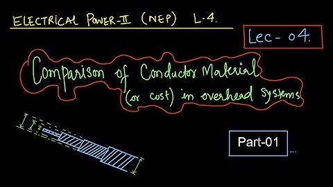 Comparison of conductor material in overhead transmission system