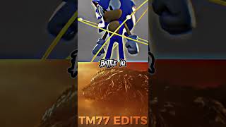 Ultra Sonic vs Godzilla Earth edit |battle #whoisstrongest