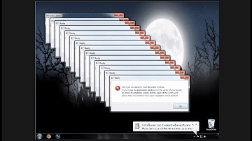 Windows Halloween Crazy Error (scratch)