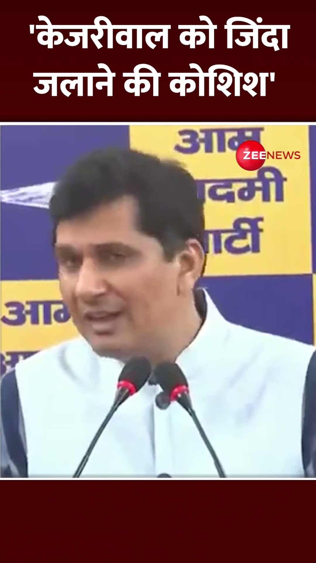 Shorts: 'केजरीवाल को जिंदा जलाने की कोशिश' | Kejriwal Attacked Video | Delhi Rally Today | Video