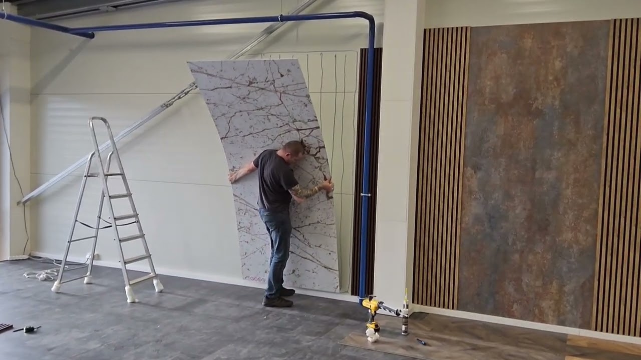 Kaip pasidaryti TV sienelę iš UAB NEBUVO Rocko sieninės plokštės ir Lamelių. www.nebuvo.lt