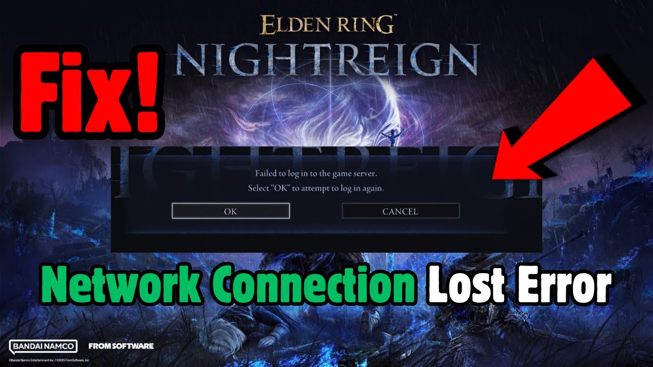 ELDEN RING NIGHTREIGN Network Connection Lost Error, Lag, Connectivity