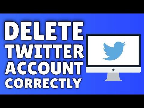 How to delete twitter account