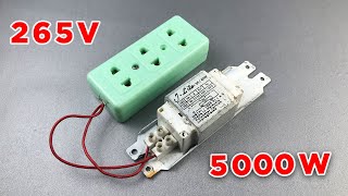 How To Make 265V 5000W Electric Generator