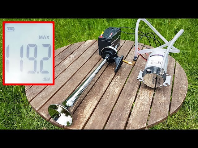 Testbericht Gampro 12V Air Horn + Lautstärke Messung 