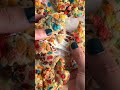 Taste the rainbow in these Fruity Pebble marshmallow cookies! 🌈