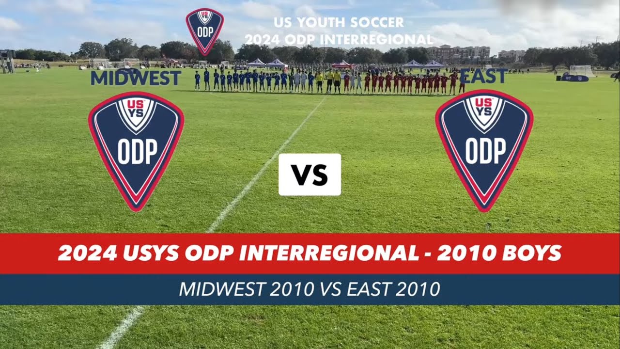 ODP Midwest 2010 Boys vs ODP East 2010 Boys 2024 USYS ODP
