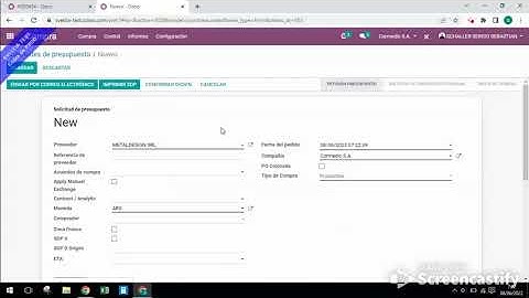 Odoo - Cuenta Analítica en Requisiciones y Orden de Compra