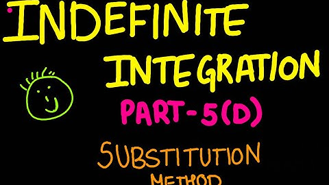 INDEFINITE INTEGRATION PART 5(D):SUBSTITUTION METHOD sin2x method